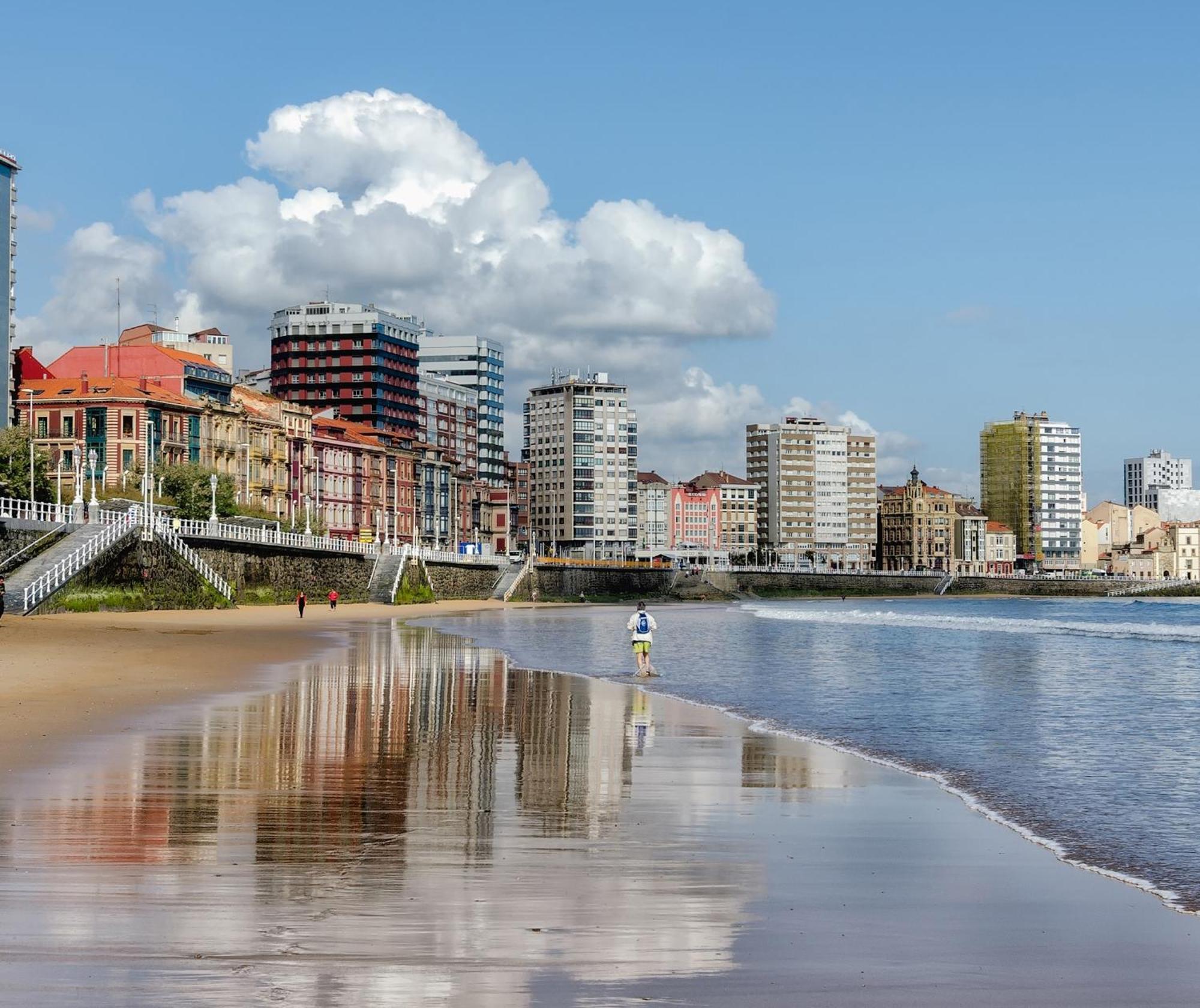 La Buhardilla De La Escalerona - 2 Hab - Vut-4354-As Apartment Gijon Luaran gambar